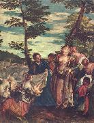 Paolo Veronese Rettung des Mosesknaben aus den Fluten des Nils oil on canvas